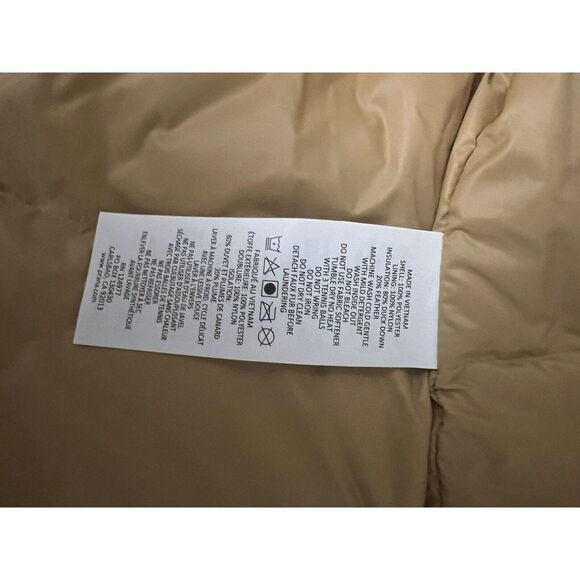 PrAna Puffer Vest Women's Large Banajaara Hooded Down Pebble Grey Heather - Picture 8 of 11